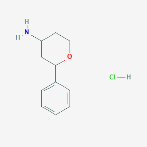 2-Phenyloxan-4-amine hydrochloride