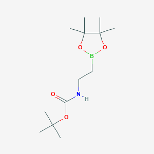 2-(Boc-Amino)ethylboronic acid pinacol ester