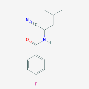 N-(1-cyano-3-methylbutyl)-4-fluorobenzamide