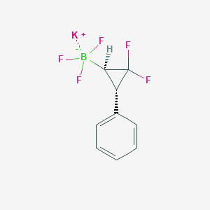Rel-potassium ((1R,3S)-2,2-difluoro-3-phenylcyclopropyl)trifluoroborate