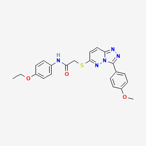 N-(4-ethoxyphenyl)-2-((3-(4-methoxyphenyl)-[1,2,4]triazolo[4,3-b]pyridazin-6-yl)thio)acetamide