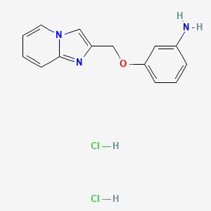 3-{Imidazo[1,2-a]pyridin-2-ylmethoxy}aniline dihydrochloride