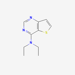 molecular formula C10H13N3S B2884590 N,N-diethylthieno[3,2-d]pyrimidin-4-amine CAS No. 16234-52-9