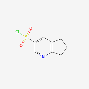 6,7-Dihydro-5H-cyclopenta[b]pyridine-3-sulfonyl chloride