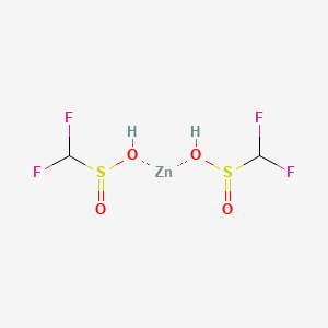 B2884619 Bis(((difluoromethyl)sulfinyl)oxy)ZINC CAS No. 1355729-38-2; 1562989-18-7