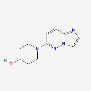 1-(Imidazo[1,2-b]pyridazin-6-yl)piperidin-4-ol