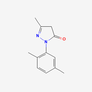 molecular formula C12H14N2O B2884632 1-(2,5-dimethylphenyl)-3-methyl-4,5-dihydro-1H-pyrazol-5-one CAS No. 733795-38-5