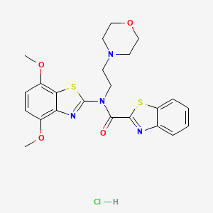 N-(4,7-dimethoxybenzo[d]thiazol-2-yl)-N-(2-morpholinoethyl)benzo[d]thiazole-2-carboxamide hydrochloride