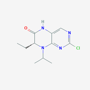 (R)-2-Chloro-7-ethyl-8-isopropyl-7,8-dihydropteridin-6(5H)-one
