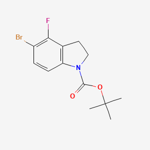 tert-Butyl 5-bromo-4-fluoroindoline-1-carboxylate