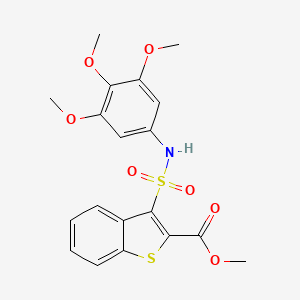 Methyl 3-[(3,4,5-trimethoxyphenyl)sulfamoyl]-1-benzothiophene-2-carboxylate