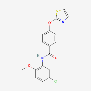 N-(5-chloro-2-methoxyphenyl)-4-(thiazol-2-yloxy)benzamide