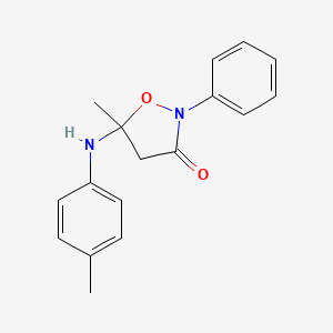 5-Methyl-2-phenyl-5-(p-tolylamino)isoxazolidin-3-one