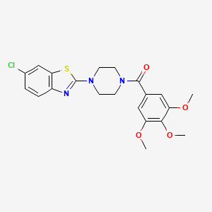 (4-(6-Chlorobenzo[d]thiazol-2-yl)piperazin-1-yl)(3,4,5-trimethoxyphenyl)methanone