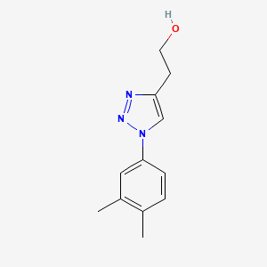 2-[1-(3,4-dimethylphenyl)-1H-1,2,3-triazol-4-yl]ethan-1-ol