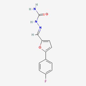 ({[5-(4-Fluorophenyl)furan-2-yl]methylidene}amino)urea