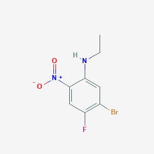 molecular formula C8H8BrFN2O2 B2884711 5-Bromo-N-ethyl-4-fluoro-2-nitroaniline CAS No. 1601096-45-0