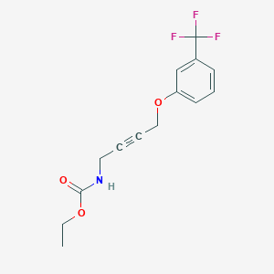 Ethyl (4-(3-(trifluoromethyl)phenoxy)but-2-yn-1-yl)carbamate