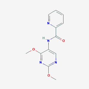 molecular formula C12H12N4O3 B2884826 N-(2,4-dimethoxypyrimidin-5-yl)pyridine-2-carboxamide CAS No. 1448124-93-3