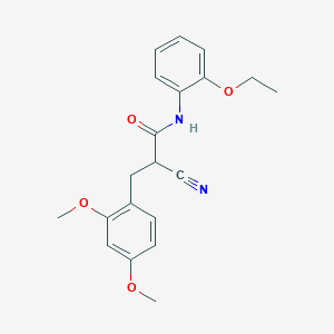 2-cyano-3-(2,4-dimethoxyphenyl)-N-(2-ethoxyphenyl)propanamide