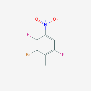 3-Bromo-1,4-difluoro-2-methyl-5-nitrobenzene