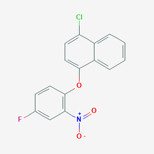 1-Chloro-4-(4-fluoro-2-nitrophenoxy)naphthalene