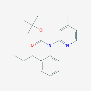 molecular formula C20H26N2O2 B2884976 Tert-butyl N-(4-methylpyridin-2-yl)-N-(2-propylphenyl)carbamate CAS No. 1260803-09-5