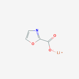 molecular formula C4H2LiNO3 B2884980 Lithium oxazole-2-carboxylate CAS No. 1874176-47-2