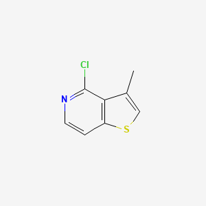 molecular formula C8H6ClNS B2884987 4-Chloro-3-methylthieno[3,2-c]pyridine CAS No. 1315362-03-8