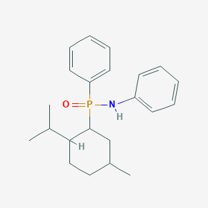 N-[(5-methyl-2-propan-2-ylcyclohexyl)-phenylphosphoryl]aniline