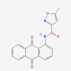 N-(9,10-dioxo-9,10-dihydroanthracen-1-yl)-5-methylisoxazole-3-carboxamide