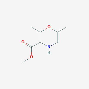 B2885023 Methyl 2,6-dimethylmorpholine-3-carboxylate CAS No. 2167678-26-2