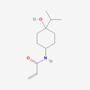 molecular formula C12H21NO2 B2885175 N-(4-Hydroxy-4-propan-2-ylcyclohexyl)prop-2-enamide CAS No. 2305498-80-8