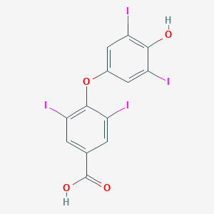 molecular formula C13H6I4O4 B028852 3,3',5,5'-Tetraiodothyroformic acid CAS No. 2055-97-2