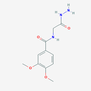N-(2-hydrazinyl-2-oxoethyl)-3,4-dimethoxybenzamide