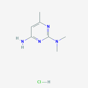 N2,N2,6-trimethylpyrimidine-2,4-diamine hydrochloride
