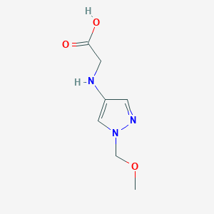 2-[[1-(Methoxymethyl)pyrazol-4-yl]amino]acetic acid