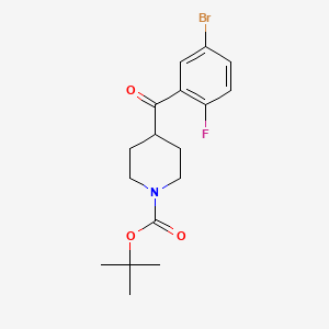 Tert-butyl 4-(5-bromo-2-fluorobenzoyl)piperidine-1-carboxylate