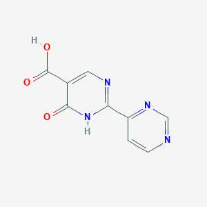 6-Oxo-1,6-dihydro-[2,4'-bipyrimidine]-5-carboxylic acid