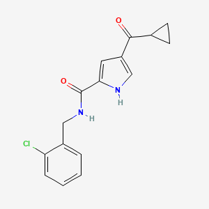 N-(2-chlorobenzyl)-4-(cyclopropylcarbonyl)-1H-pyrrole-2-carboxamide