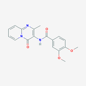 3,4-dimethoxy-N-(2-methyl-4-oxopyrido[1,2-a]pyrimidin-3-yl)benzamide
