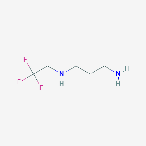 molecular formula C5H11F3N2 B2885494 N1-(2,2,2-Trifluoroethyl)propane-1,3-diamine CAS No. 1249329-78-9