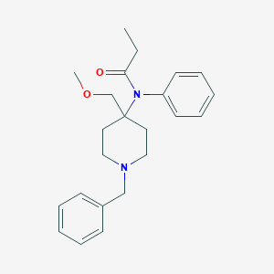 molecular formula C23H30N2O2 B028855 N-(1-Benzyl-4-(methoxymethyl)piperidin-4-yl)-N-phenylpropionamide CAS No. 61086-12-2