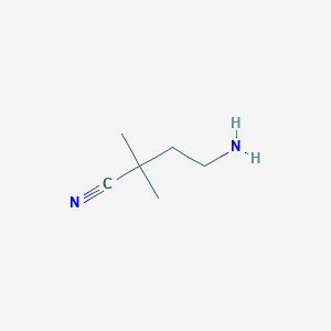 4-Amino-2,2-dimethylbutanenitrile