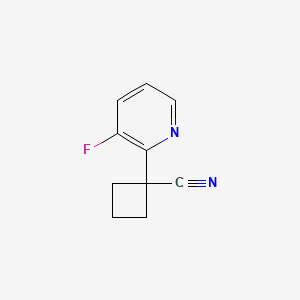1-(3-Fluoropyridin-2-yl)cyclobutane-1-carbonitrile