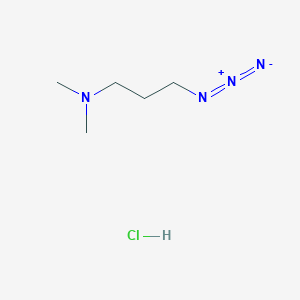 molecular formula C5H13ClN4 B2885651 (3-Azidopropyl)dimethylamine hydrochloride CAS No. 118508-69-3
