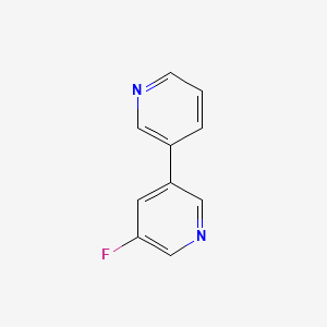 molecular formula C10H7FN2 B2885739 3-Fluoro-5-(pyridin-3-yl)pyridine CAS No. 1214360-41-4