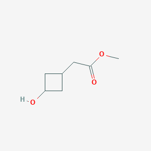 molecular formula C7H12O3 B2885744 Methyl 2-(3-hydroxycyclobutyl)acetate CAS No. 1148130-31-7