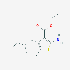 Ethyl 2-amino-5-methyl-4-(2-methylbutyl)thiophene-3-carboxylate