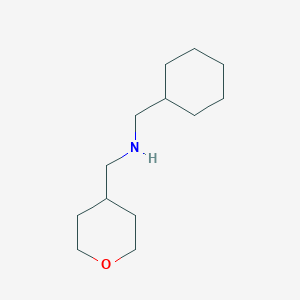 molecular formula C13H25NO B2886236 (Cyclohexylmethyl)[(oxan-4-yl)methyl]amine CAS No. 1247461-98-8